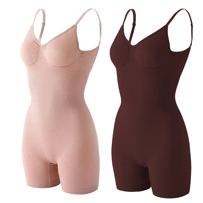 Seamless Low Back Bodysuit Shapewear Women Butt Lifter