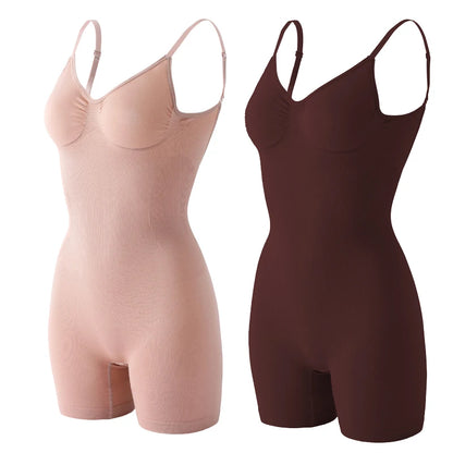 Seamless Low Back Bodysuit Shapewear Women Butt Lifter