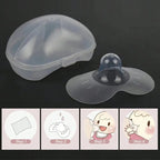 2pcs Silicone Nipple Protector With Storage Box