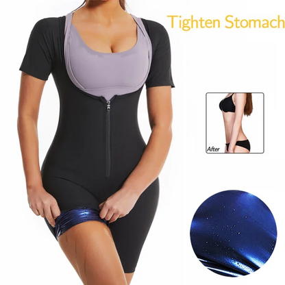 Women Sauna Suit Sweat Shirts Slimming Hot Thermal Fat Burning Shaper