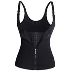 Zipper Body Shaper Waist Trainer Tank Top For Women