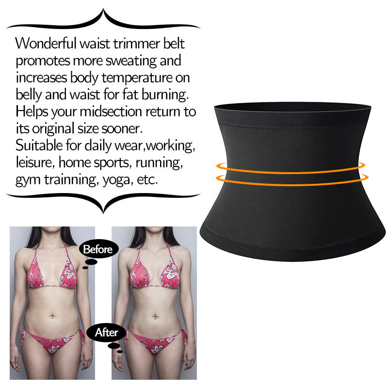 Waist Trimmer Unisex Belly Wrap Workout Sports Sweat
